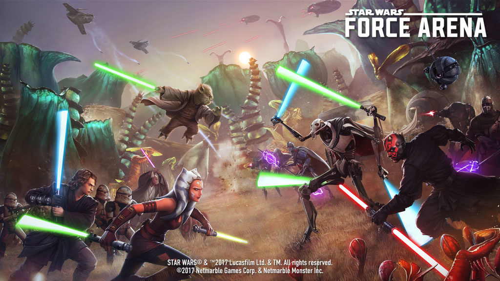 Star Wars™: Force Arena (damage, hp, defence)